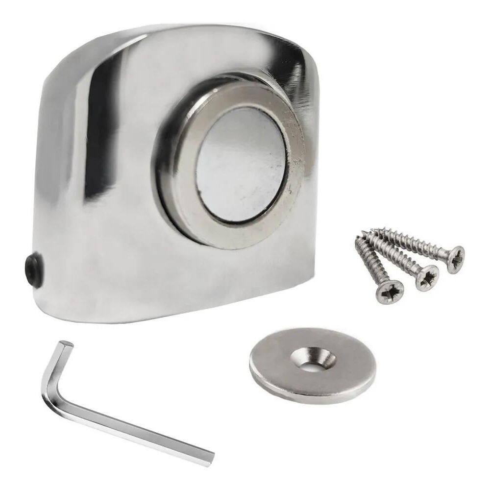 10X Batente Prendedor Magnetico Metalico Para Portas E Jane