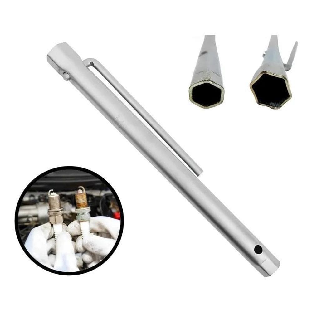 10X Chave Para Trocar Vela De Ignição 16Mm E 21Mm Longa 30C