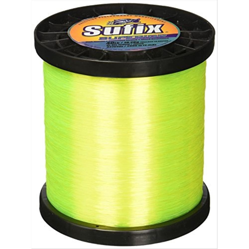 Tamanho superior do carretel Fishing Line Sufix, amarelo, 60 libras