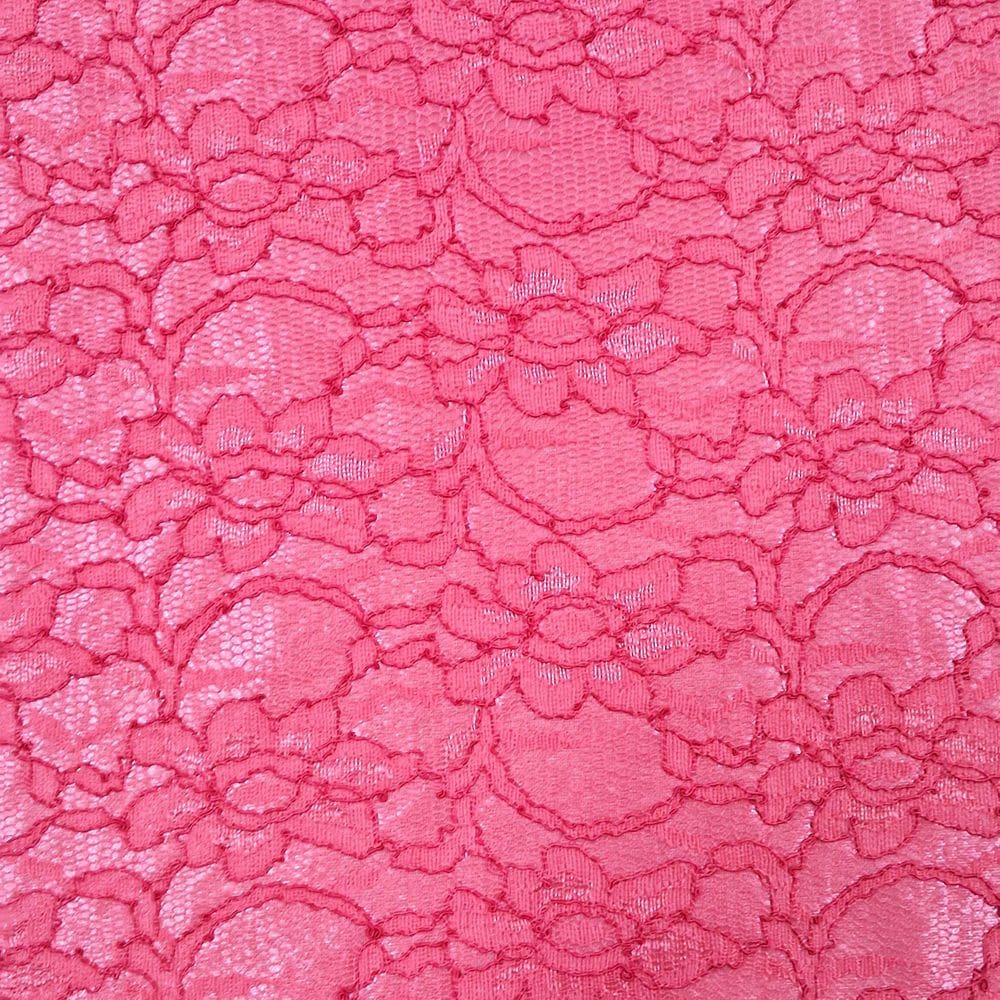 Rolo 2 Metros Renda Suiça Forrada 95% Poliéster 5% Poliamida