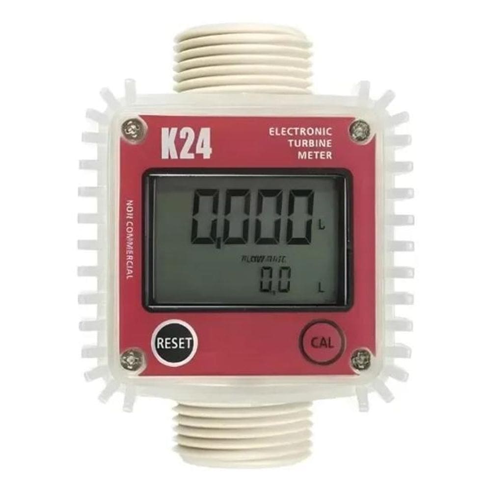 10X Medidor Digital De Fluxo Vazão Água Diesel Arla 32 Quím