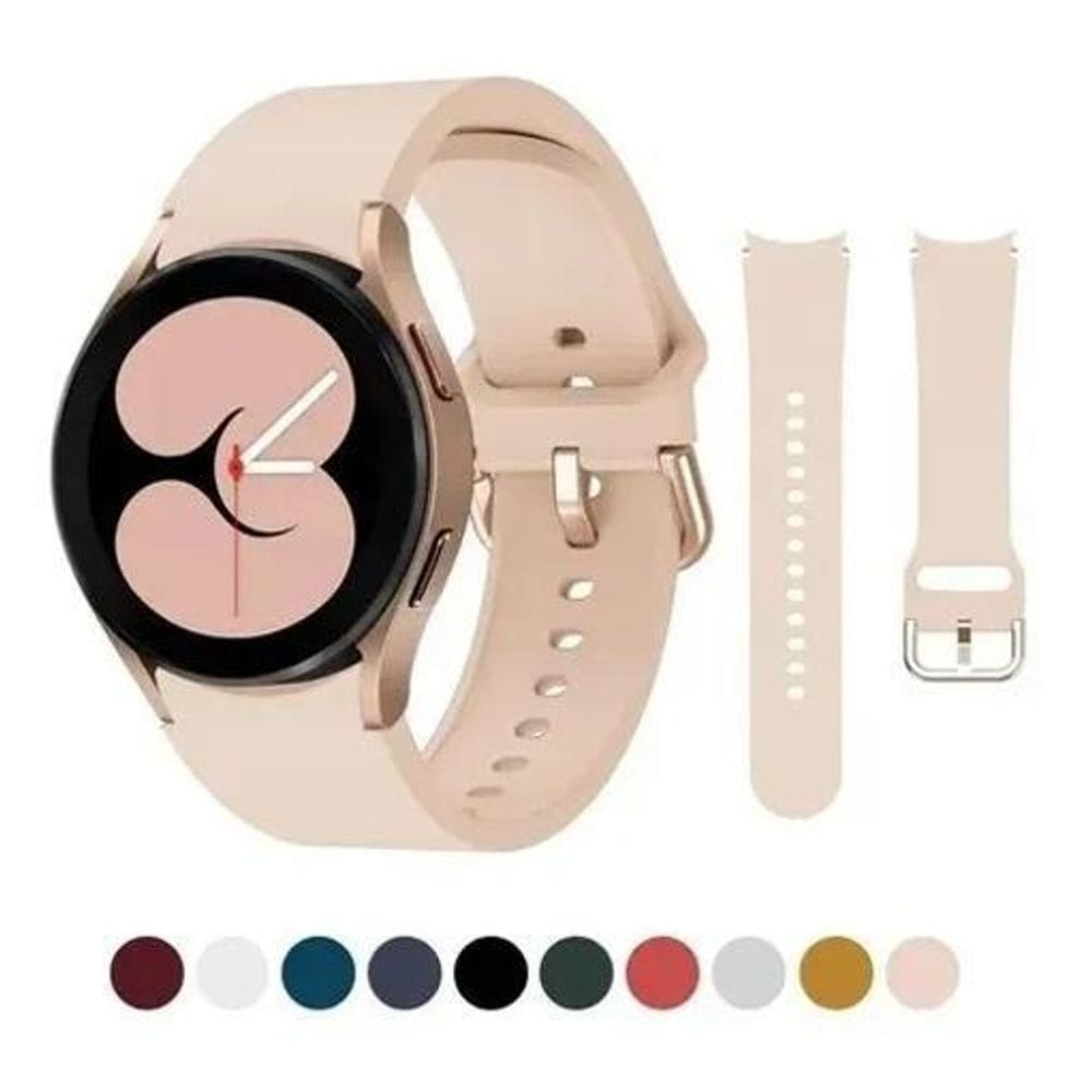 10X Pulseira Silicone Compatível Samsung Galaxy Watch4 40/4