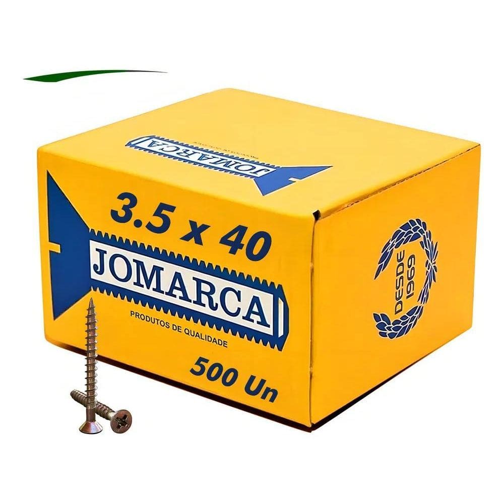 10X Parafuso Philips Chipboard Cabeça Chata 3,5 X 40Mm 500