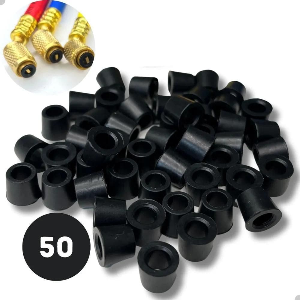 10X Kit 50 Reparo Mangueiras Manifold Vedação Vedador Borra