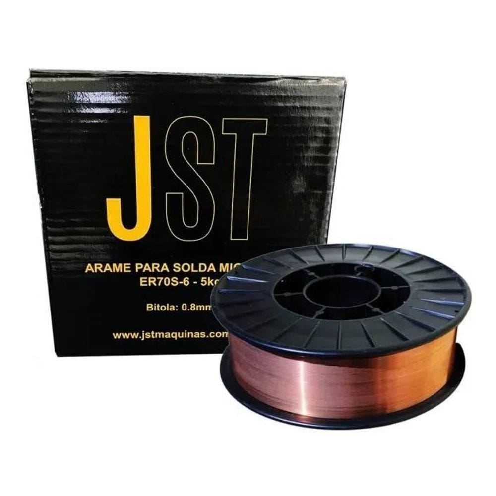 10X Arame Para Solda Mig - 0,8Mm - 5Kg - Jst