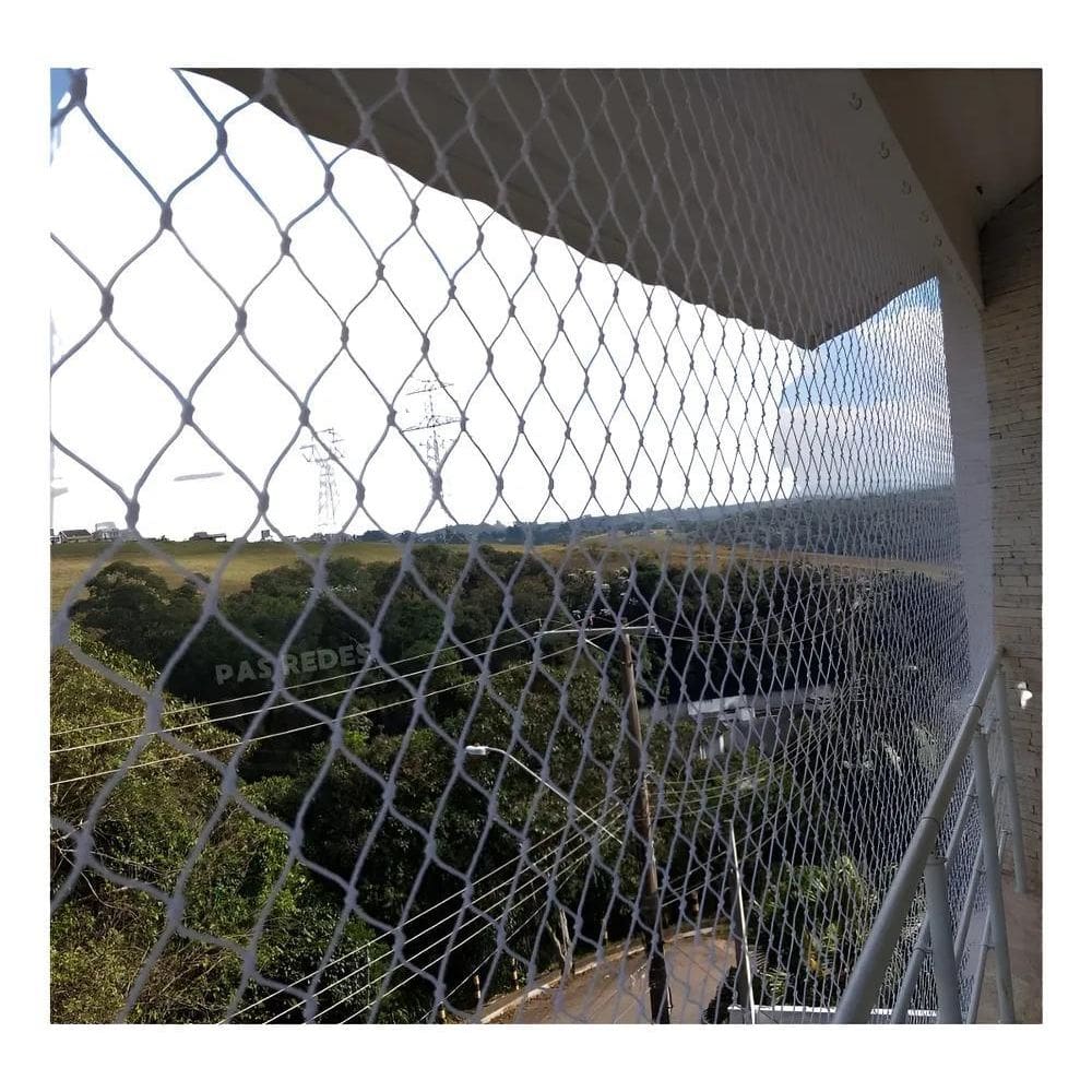 10X Rede Tela De Proteção Para Janelas 1,20 X 1,40 Kit Comp