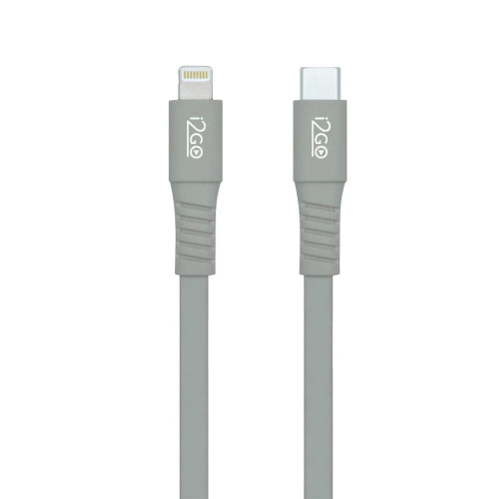 Cabo Lightning + USB-C 1,2 Metros 3A i2GO
