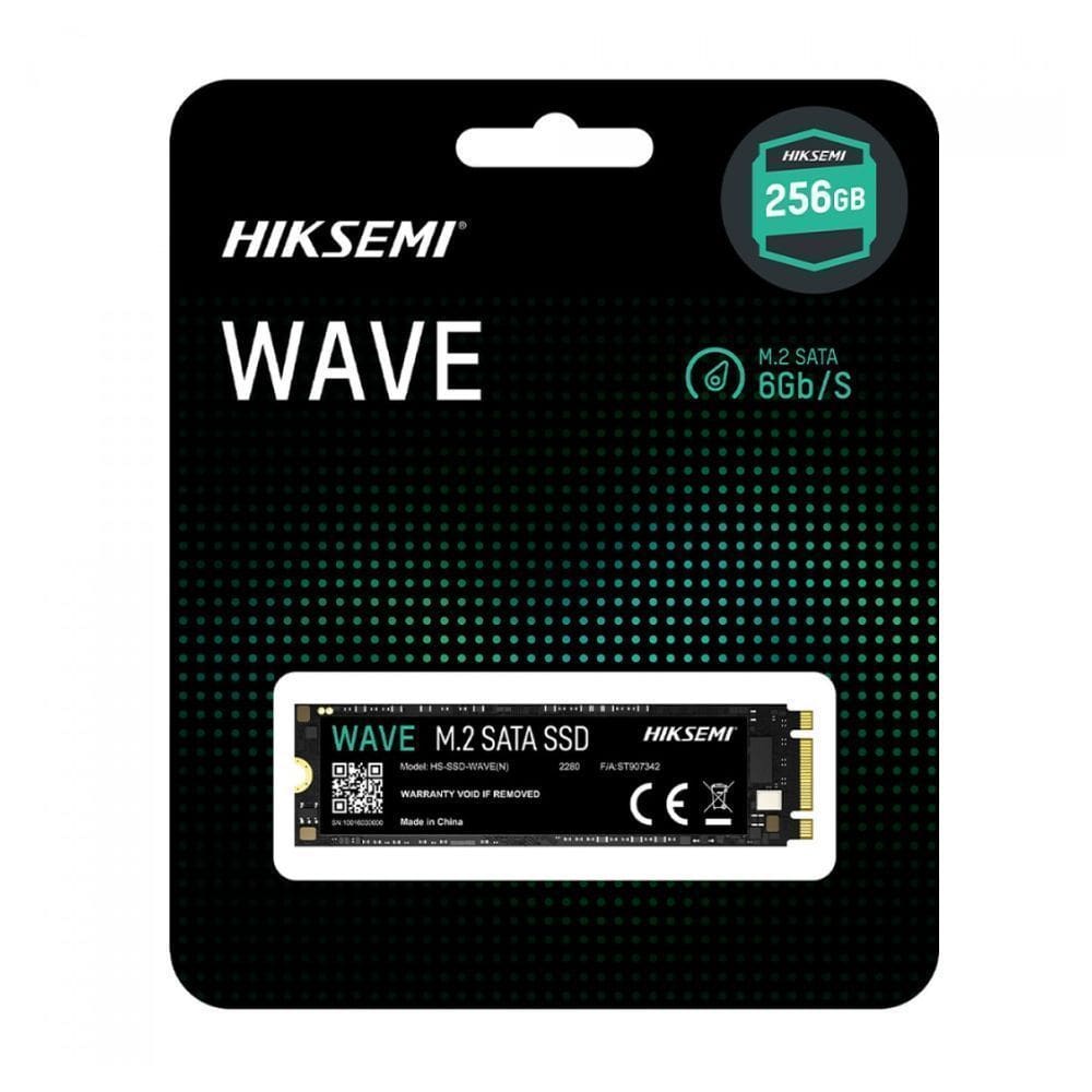 SSD Hiksemi Wave Pro 256GB  NVMe M.2  Leitura 3230MBs  Gravação 1240MBs