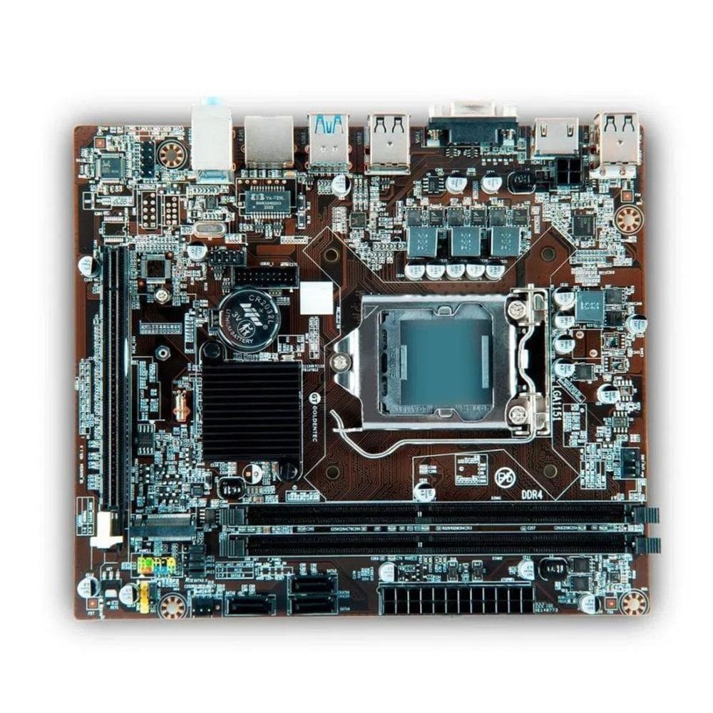 Placa Mãe Goldentec H310C 1151 DDR4