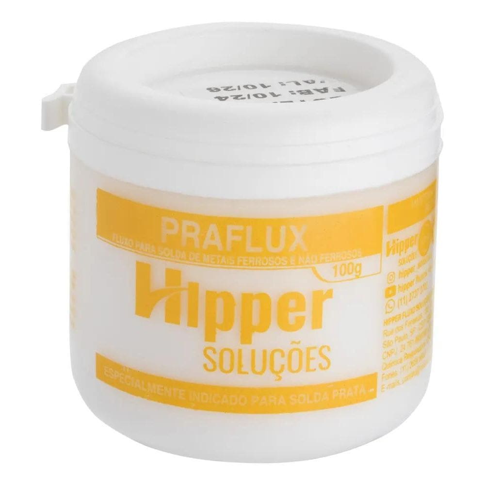 10X Fluxo De Solda Prata 100G Praflux