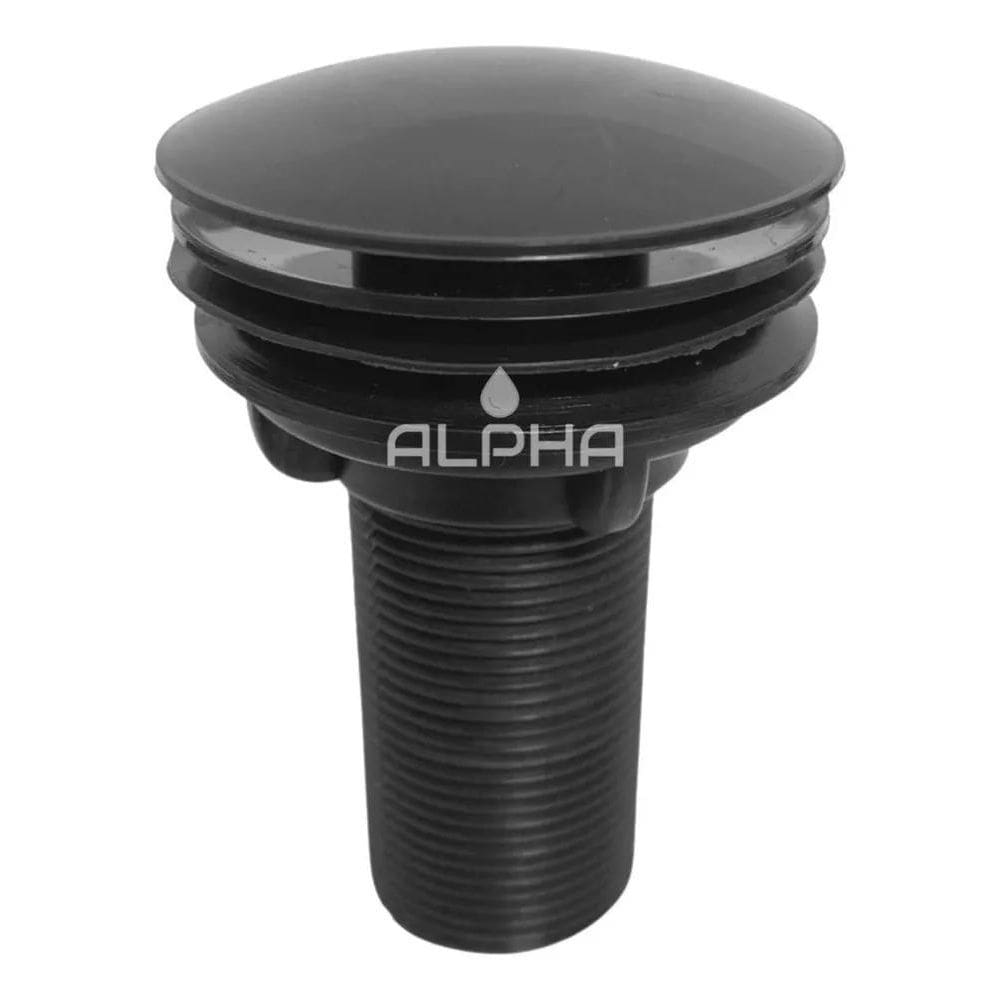 10X Válvula Pia Banheiro Ralo Click Cuba Lavabo Preto Fosco