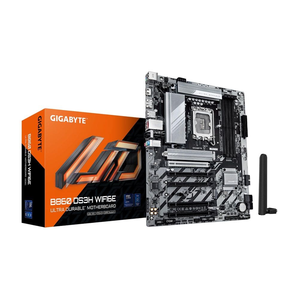 Placa-mãe GIGABYTE B860 DS3H WIFI6E DDR5 PCIe 5.0 ATX