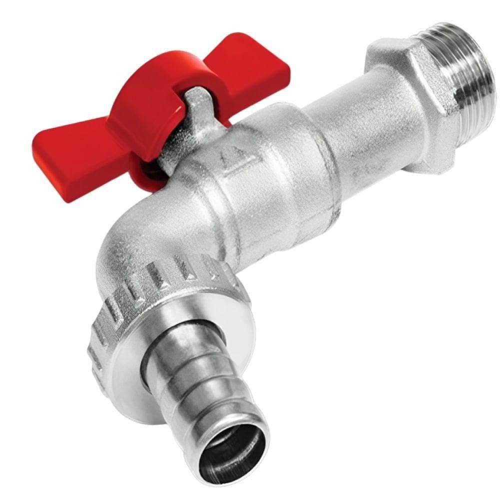 Torneira Esfera Pesado Vermelho Borboleta 3-4”” - Rmd Bor - Remadi Torneira Esfera Borb.3-4”latao Remadi Rmd-bor3-4