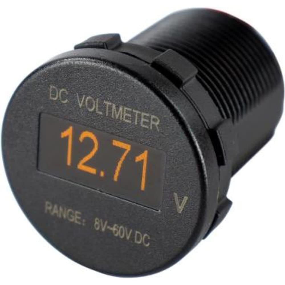 Dispositivo de teste de circuito elétrico Sea-Dog OLED Voltímetro redondo