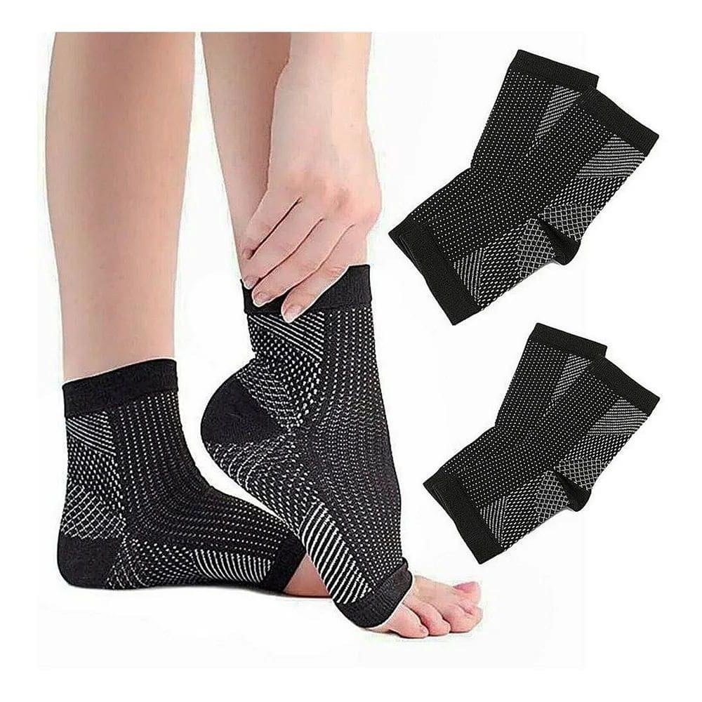 10X Meias Compressão Alívio Dor Plantar Esportiva.