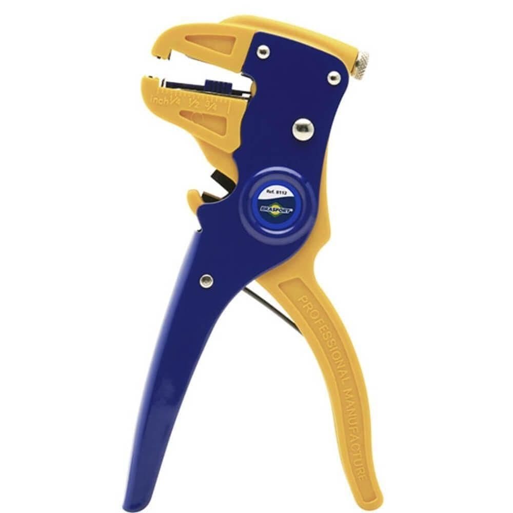 Alicate Reforçado Para Descascar Fio 7”” - 8112 - Brasfort Alicate Reforçado Para Descascar Fio 7” - 8112 - Brasfort