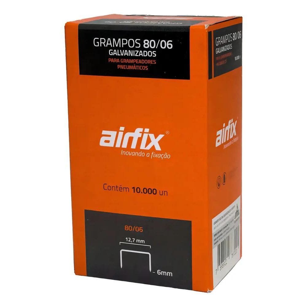 10X Grampo 80/06 - Airfix - Caixa Com 10.000 Grampos