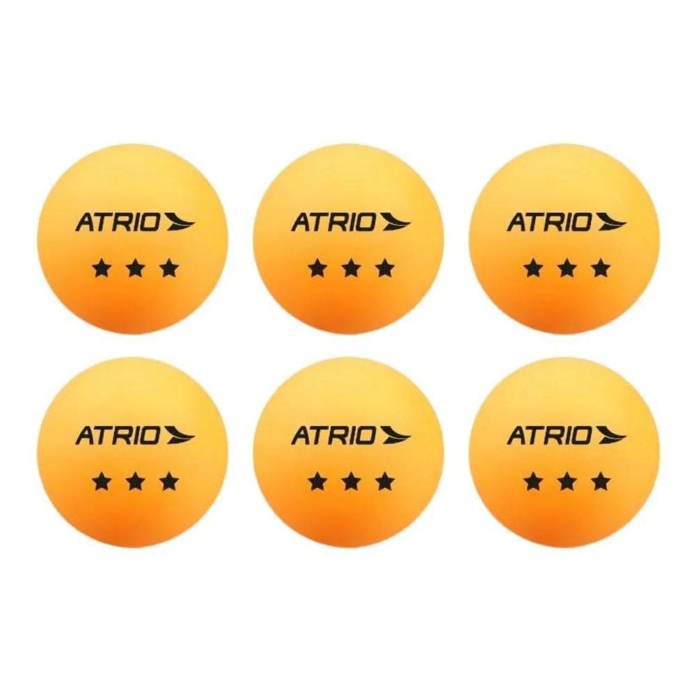 10X Bola Bolinha De Ping Pong Profissional Atrio 3 Estrelas