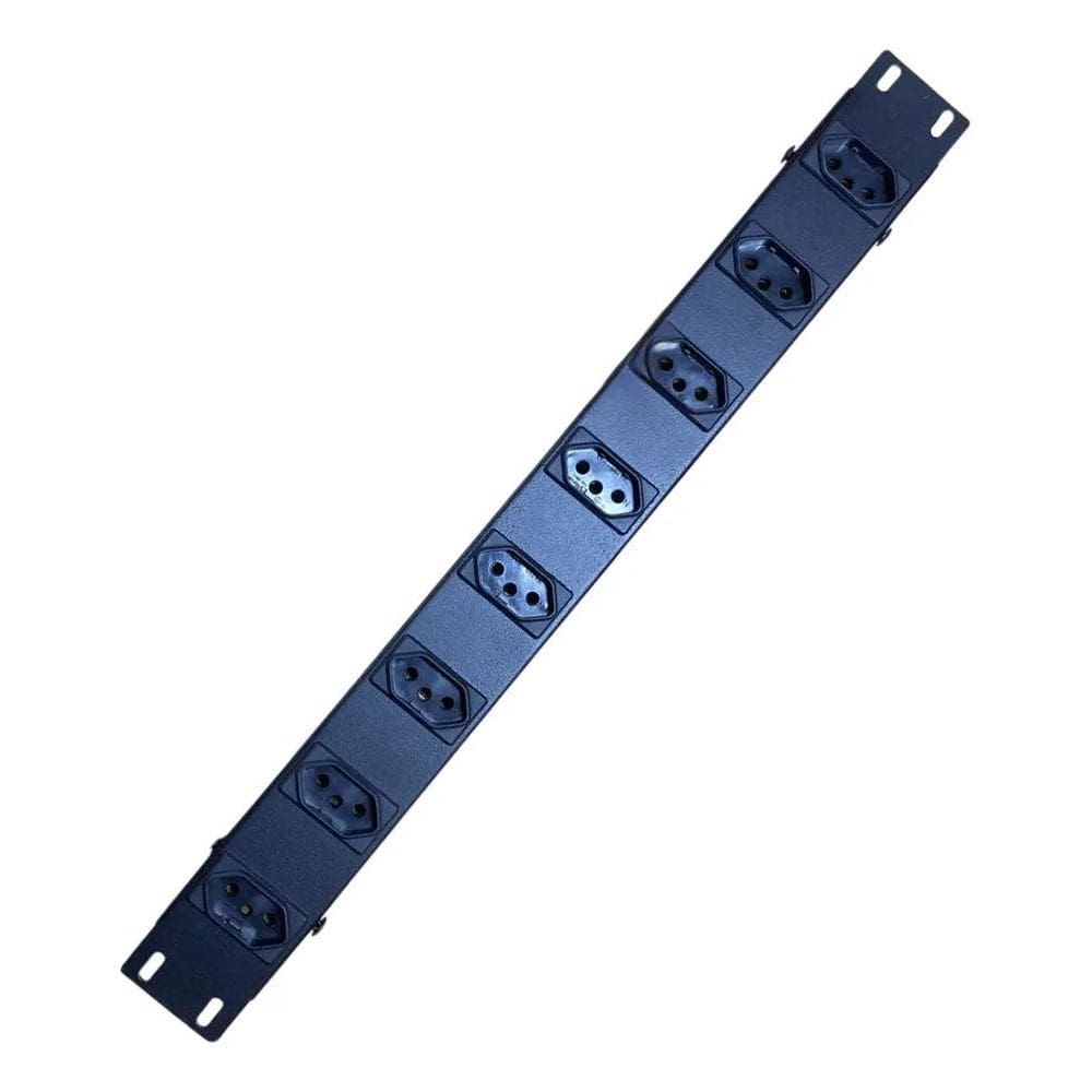 10X Filtro De Linha Regua Tomada Para Rack 8 Tomadas 20A Mv