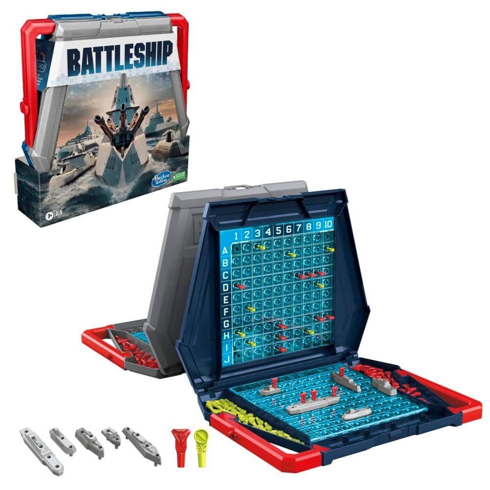 Jogo de tabuleiro Hasbro Gaming Battleship Classic Kids 7+ Years
