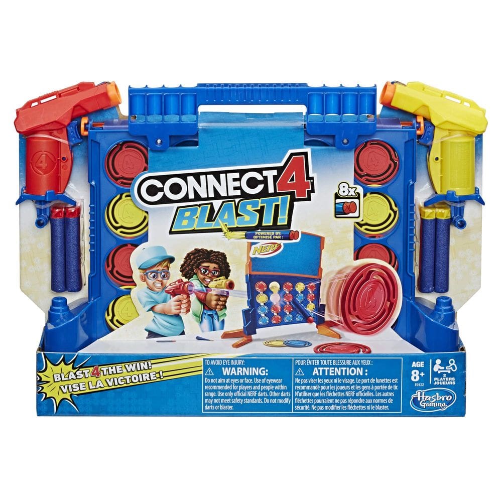 Jogo Hasbro Connect 4 Blast Nerf Blaster Toy