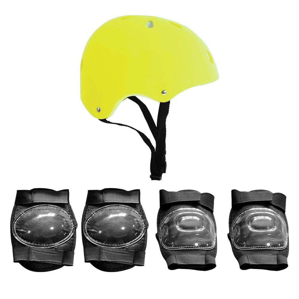 Kit Proteção Infantil Dm Radical Capacete Joelheiras