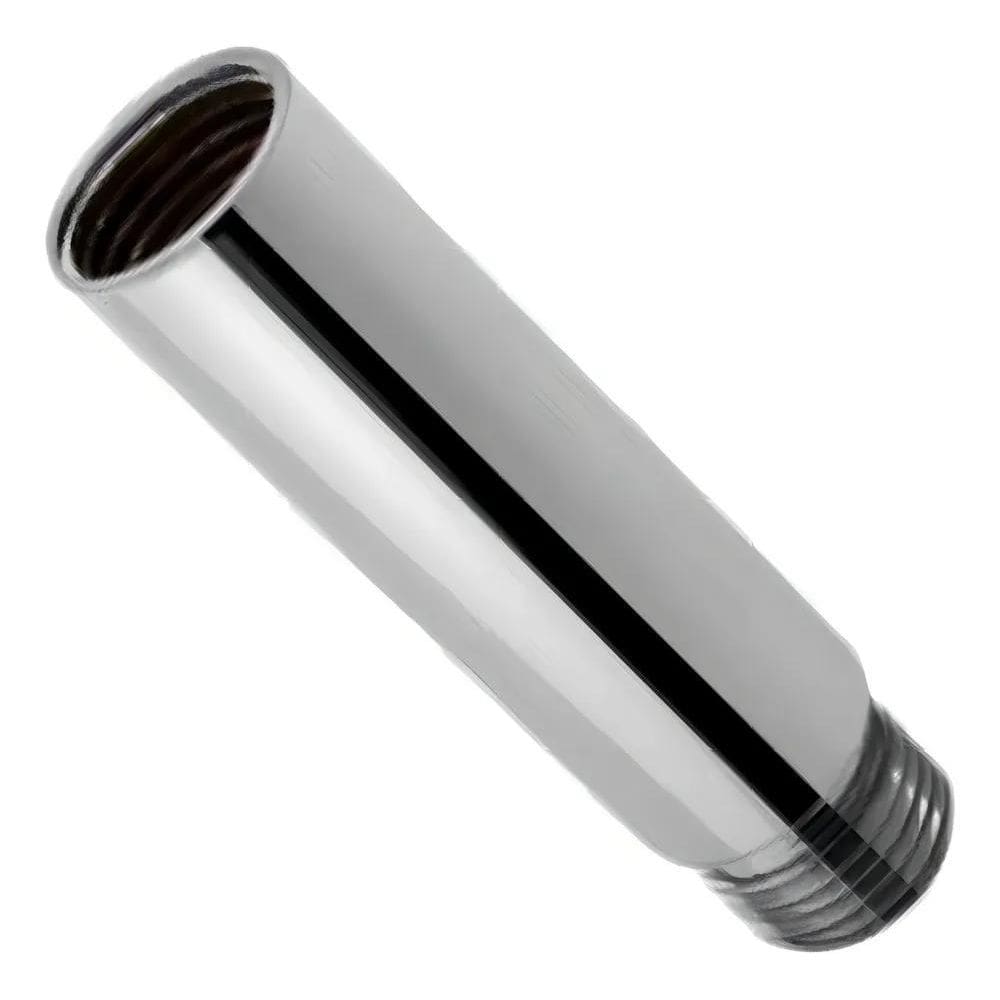 10X Extensão Lisa Metal Super Longa 9 Cm Cromada Saída De 1
