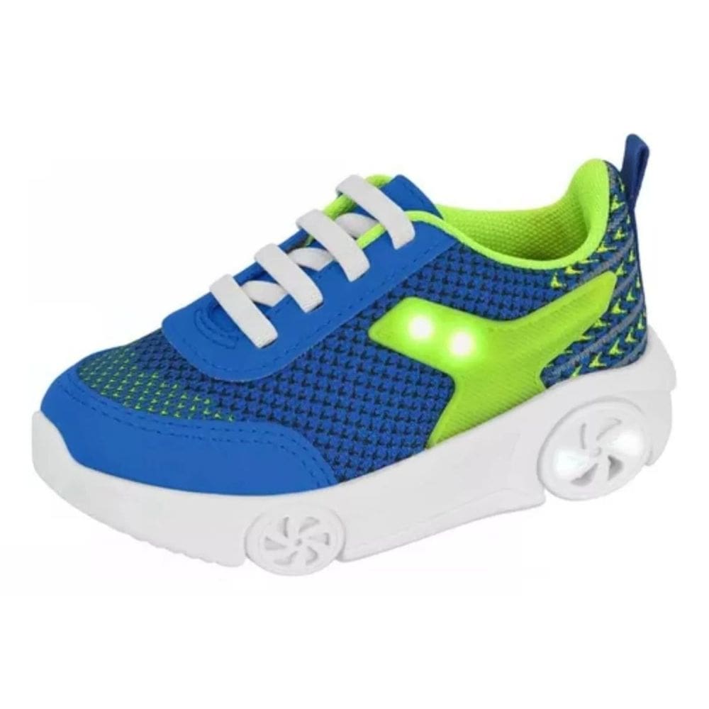 Tênis Infantil Menino Conforto Car Luz Casual Luz Molekinho