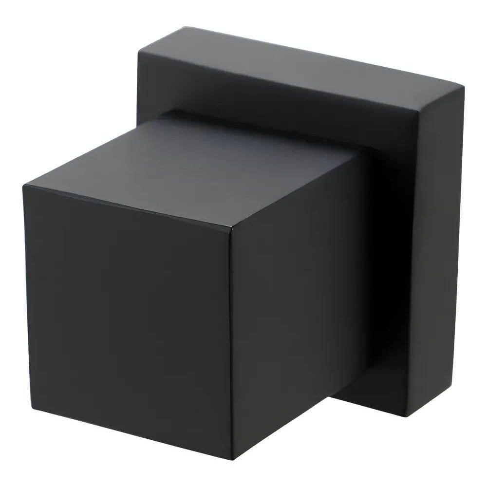 10X Acabamento De Registro Quadrado Preto Pressão Padrão De