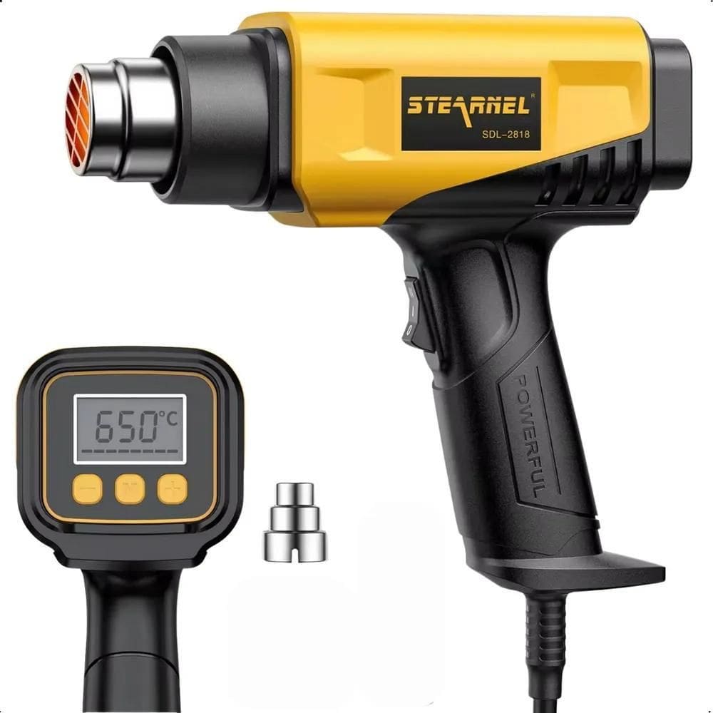 10X Soprador De Ar Quente Pistola Display Digital 1800W Max