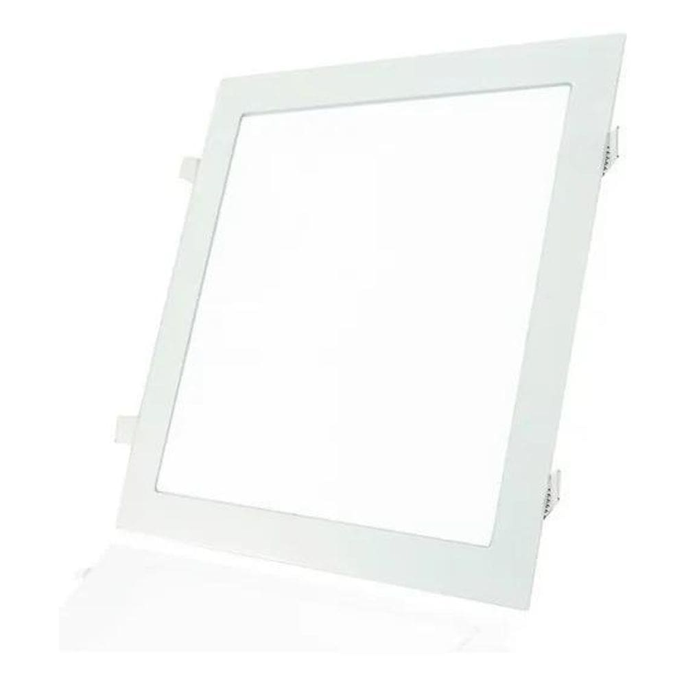 10X Painel Plafon Luminária Led De Embutir Quadrado 25W 30X