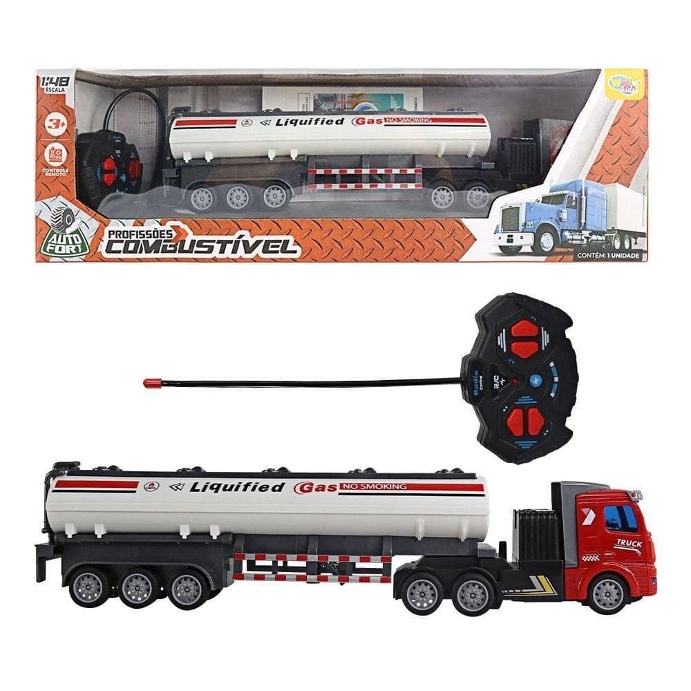 Caminhão Combustível De Controle Remoto 7 Funções - Well Kids