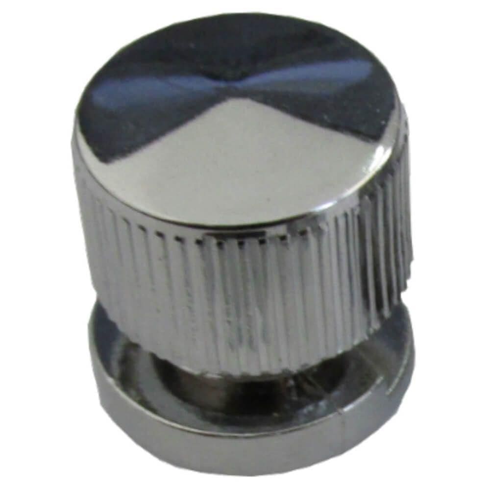 Botão Francês Abc Cromado 04 Peças Fox - Bot 196 - Fox Mix Botao Frances Abs Cromado Cart.04pcs Fox Bot196