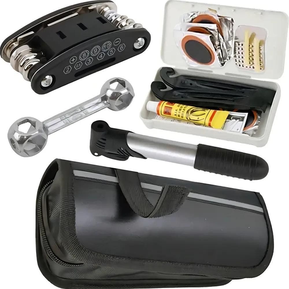 10X Kit Cavinete Jogo De Chaves Ferramentas Bicicleta Chave