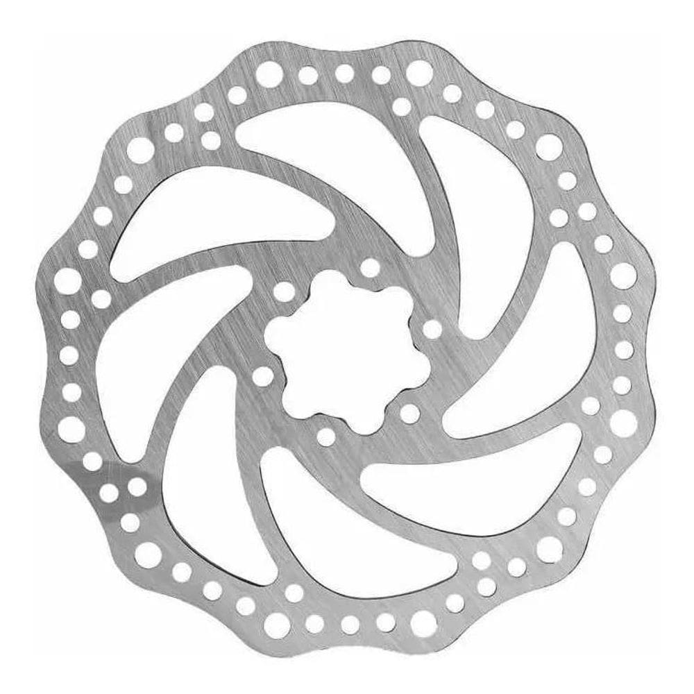 10X Disco Freio Rotor Para Bike Absolute 180Mm Inox 6 Paraf