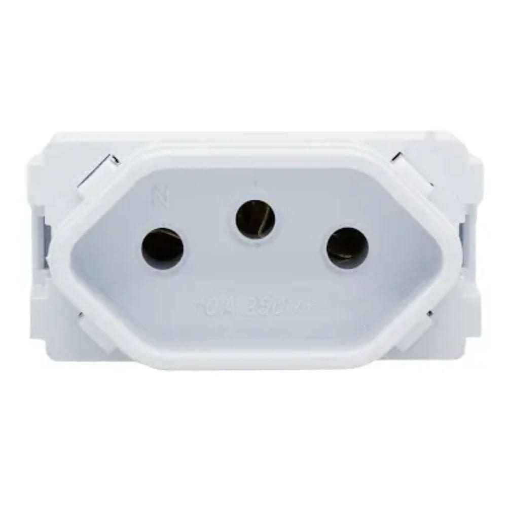 Módulo Tomada 10a Branco - Rvb-1200-1 - Ravenna