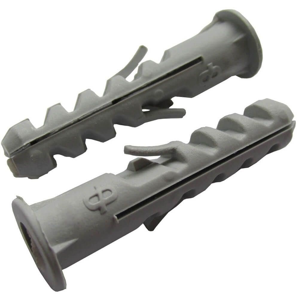 Bucha De Fixação 8 Mm De Nylon Com Anel 10 Peças - Buc404 - Foxmix Bucha Fixacao 8mm C-anel Nylon C-10pcs Buc404