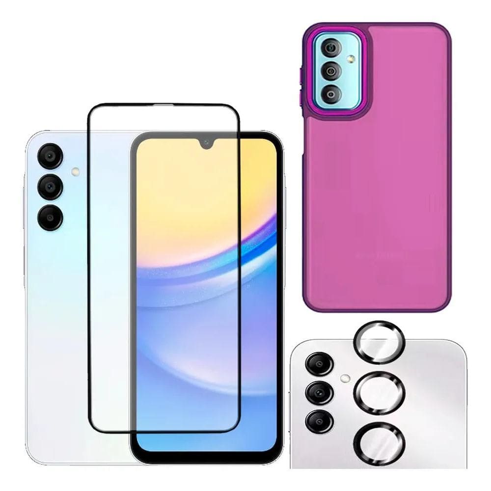 10X Capa Capinha Case + Película Tela Camera Para Galaxy A1