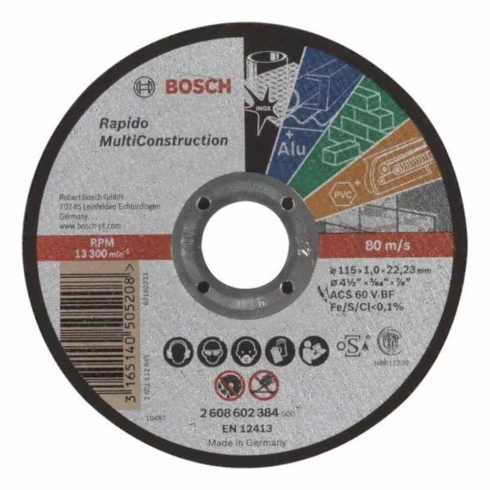 Disco De Corte Multicontruction - 2608602384 - Bosch Disco Corte Multiconstruction Bosch 2608602384