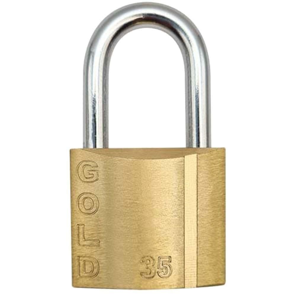 Cadeado Latão 35mm - Gcc2n0004 - Gold Cadeado Latao 35mm - Gcc2n0004 - Gold