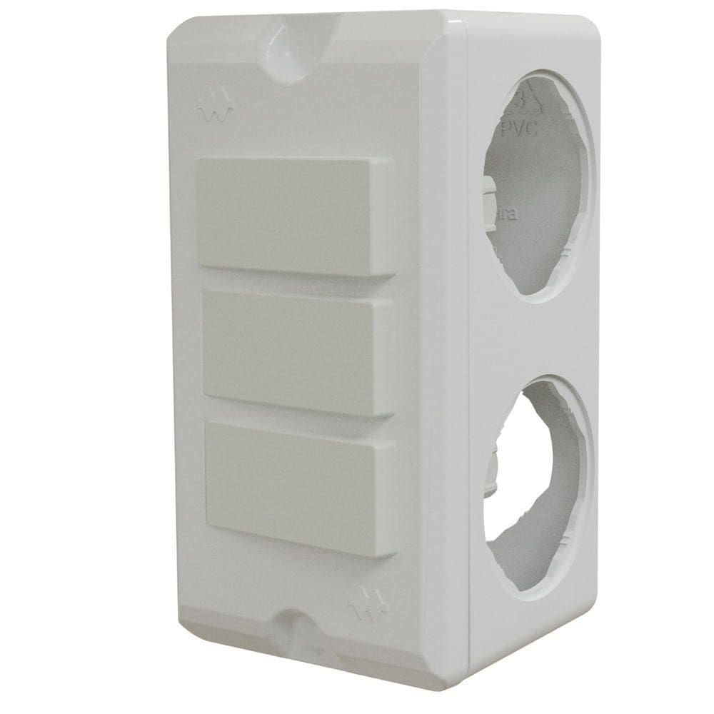 Conjunto Com 3 Interruptores Simples Poliwetzel Pvc - E017212042 - Wetzel