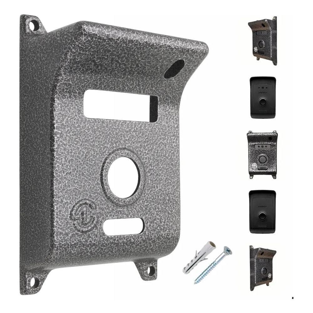 10X Protetor Cinza Para Interfone Video Porteiro 1010 Intel