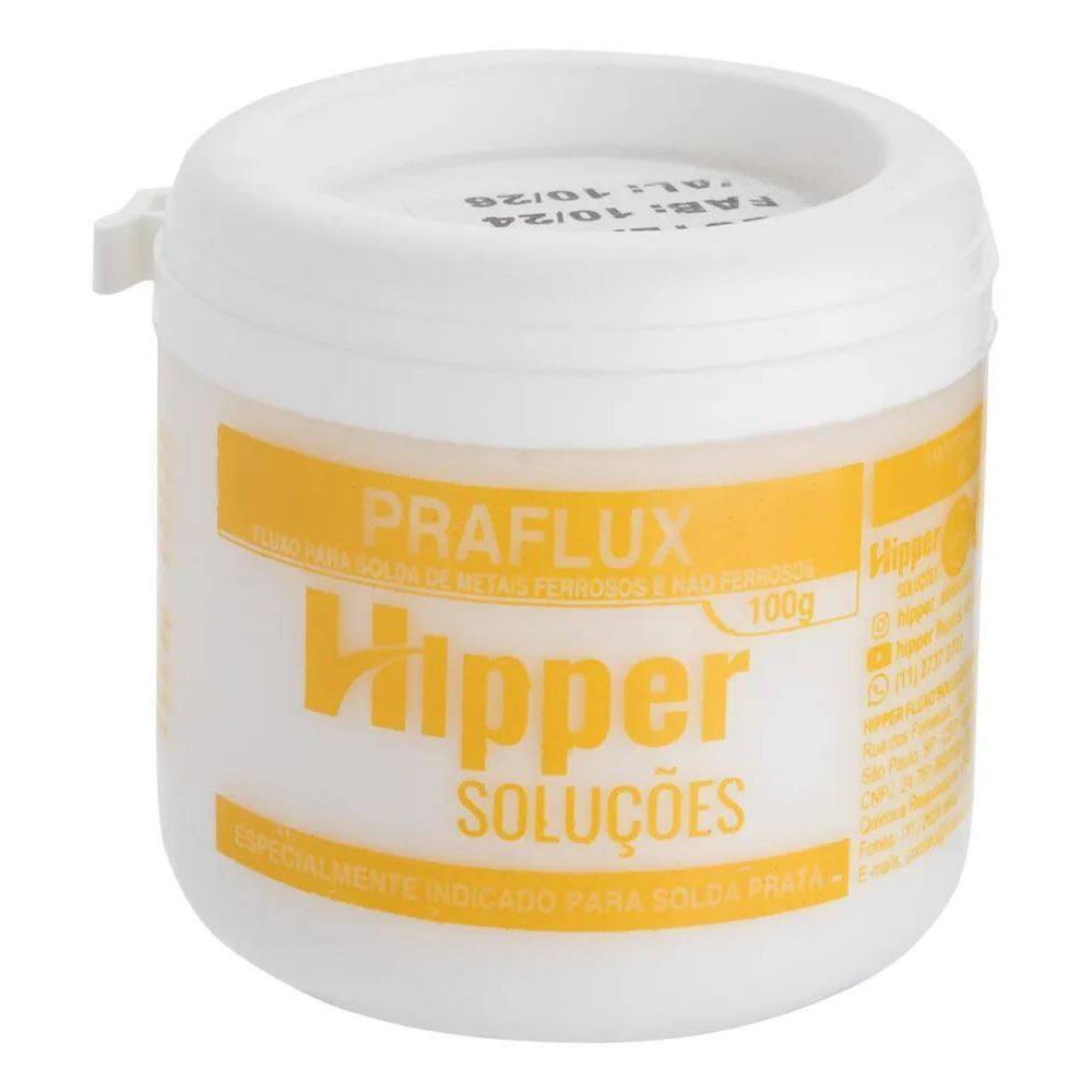 10X Fluxo De Solda Prata 100G Praflux