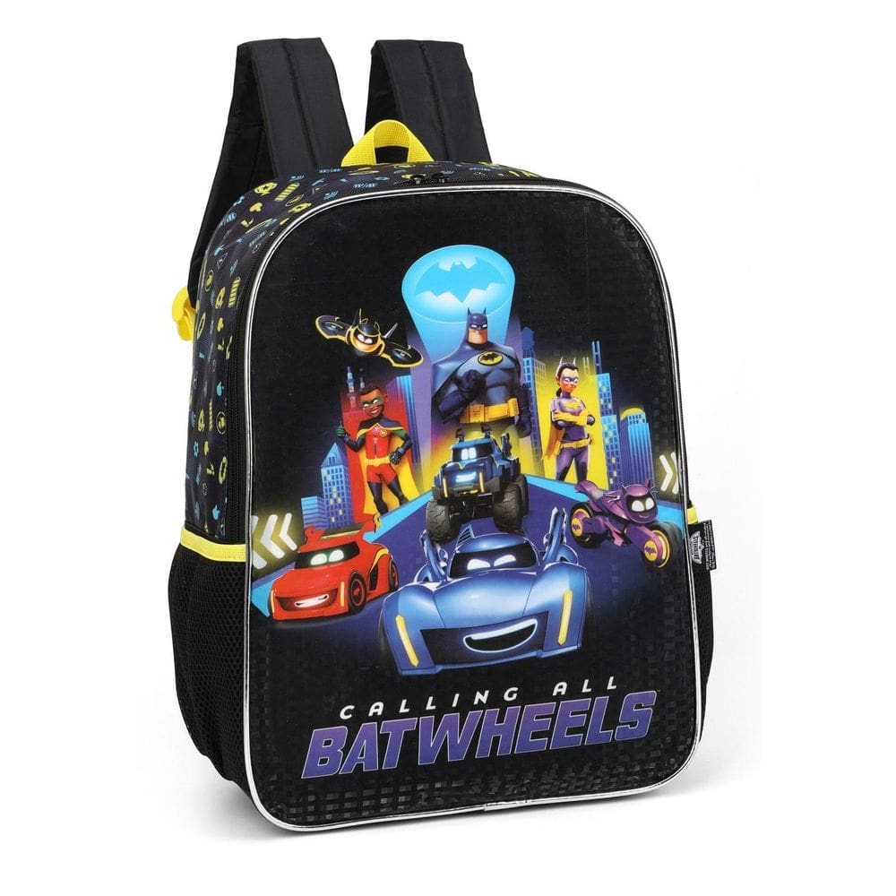 Mochila Costas Escolar Infantil Batwheels Luxcel Is39281Bw