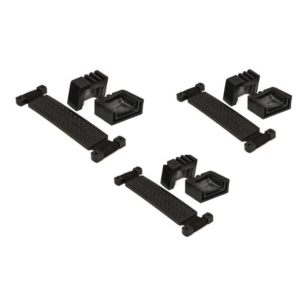 10X Kit 3 Par Sapata Pé De Borracha + 3 Un Cintas Apoio Pos