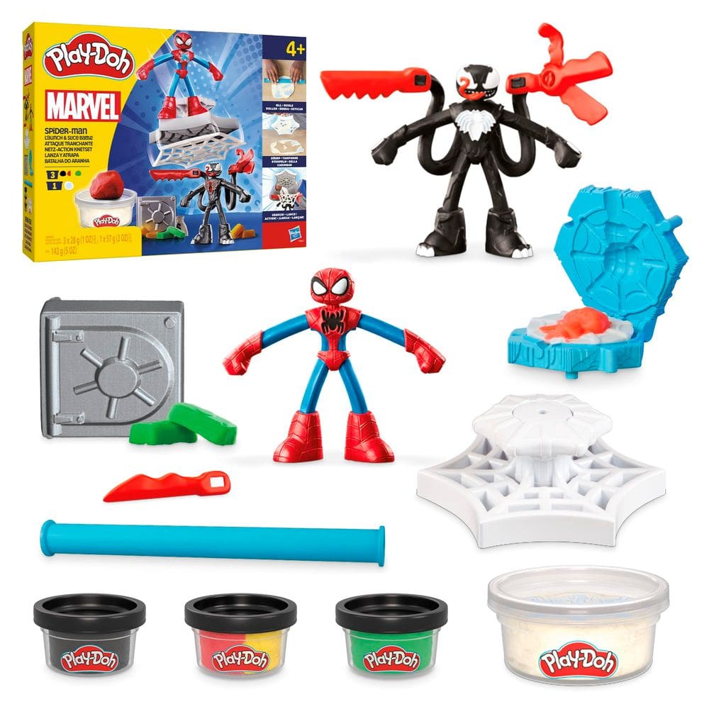 Playset Play-Doh Marvel Spider-Man Launch & Slice Battle