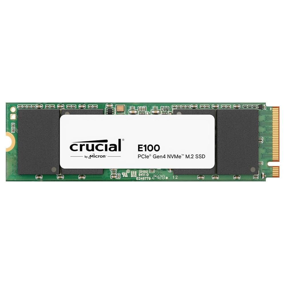 SSD Crucial E100 480 GB M.2 NVMe PCIe Gen4 4700 MB/s