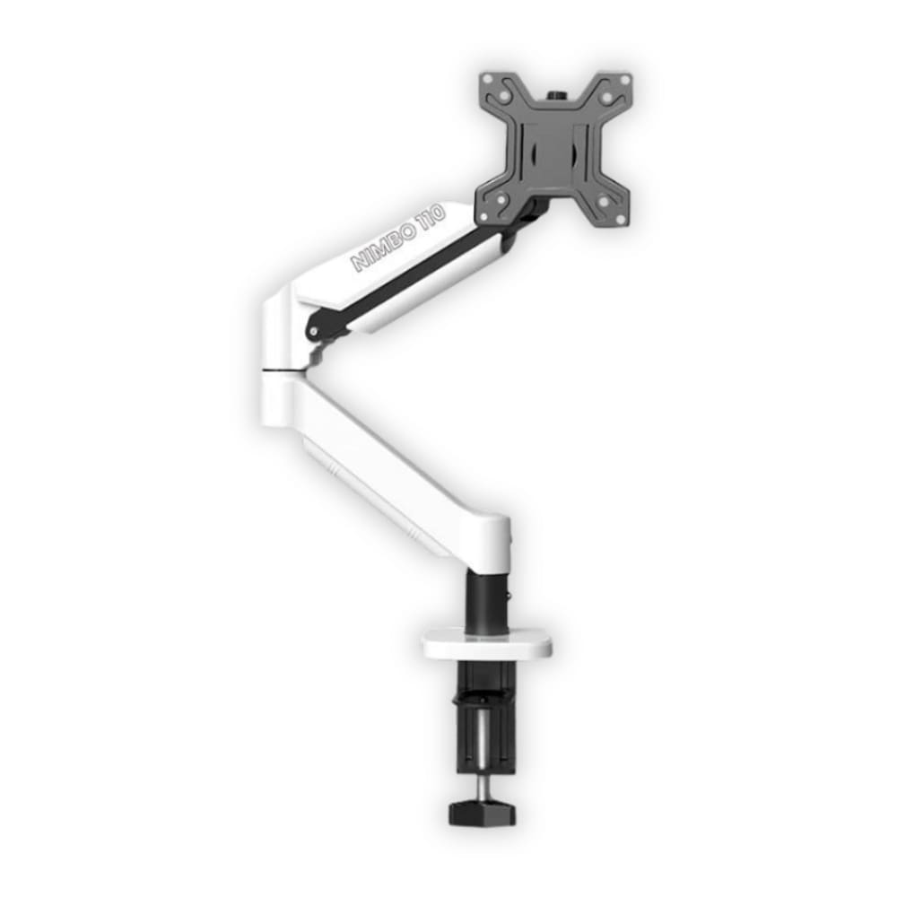 Suporte Articulado Para Monitor Zinnia Nimbo 110 13” a 32” Pistão a Gás Branco - ZNO-ZNNBO110-WH01