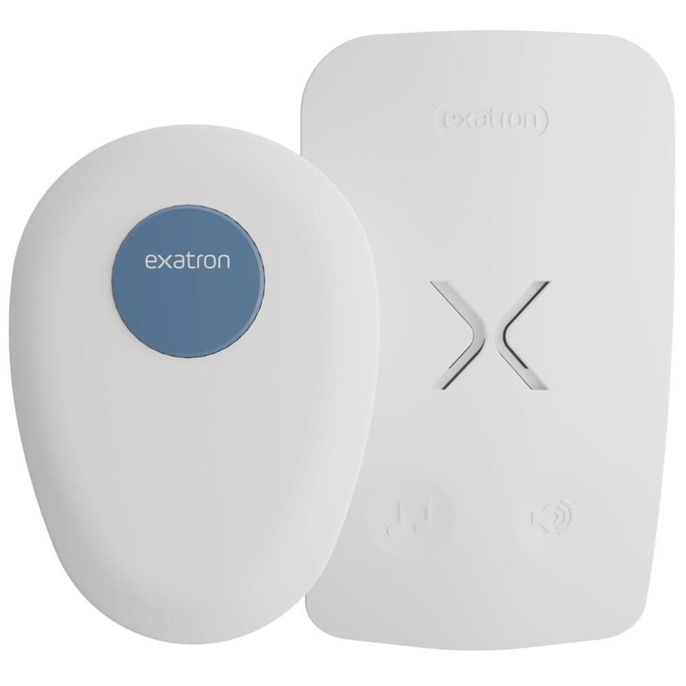 Campainha Eletrônica Sem Fio 28 Toques 150 Metros 1 Pulsador - Leca4950 - Exatron