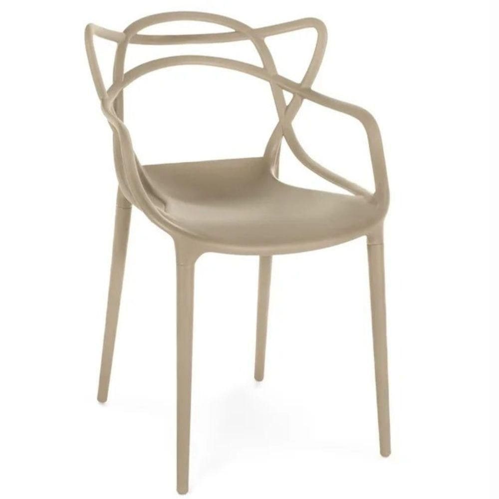 Cadeira Allegra Sala Jantar Cozinha Nude